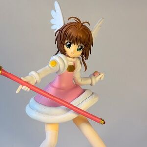 Furyu Card Captor Sakura Cheerful Pink Prize Figure CLAMP
